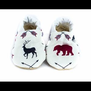 Woodland baby moccasins